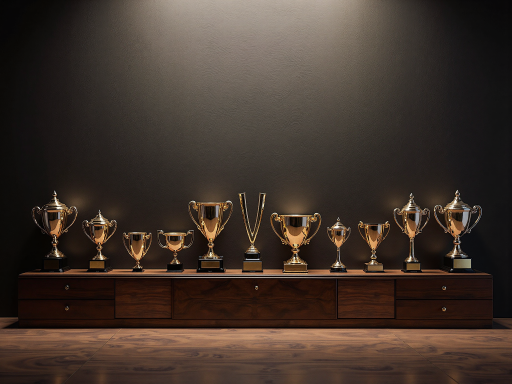 工作成就展示，奖状证书和项目成果，专业的工作环境背景